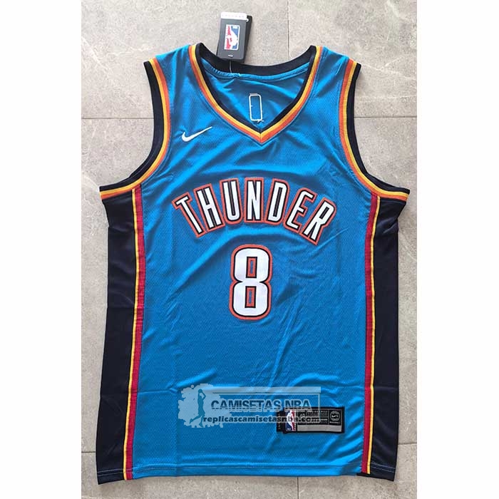 Camiseta Oklahoma City Thunder Jalen Williams NO 8 Icon 2024-25 Azul